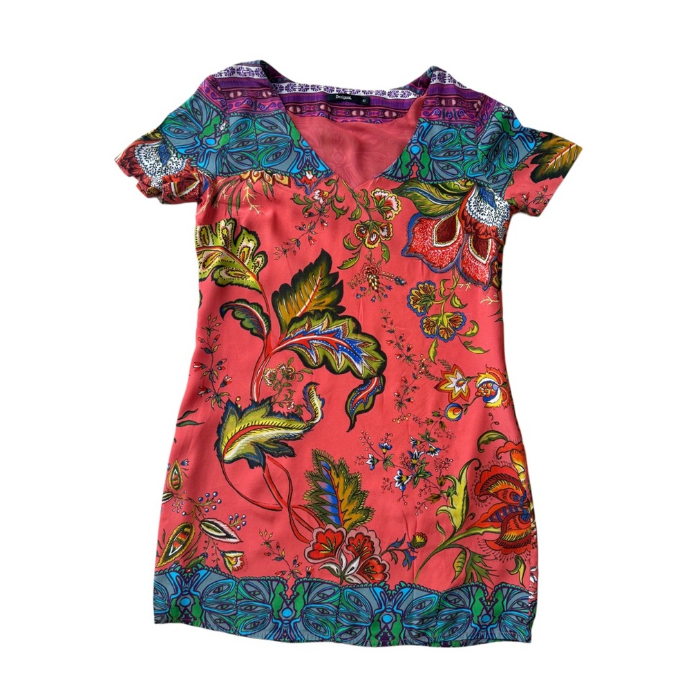 Desigual Multicolor Asymmetrical Dress Women’s Size 40